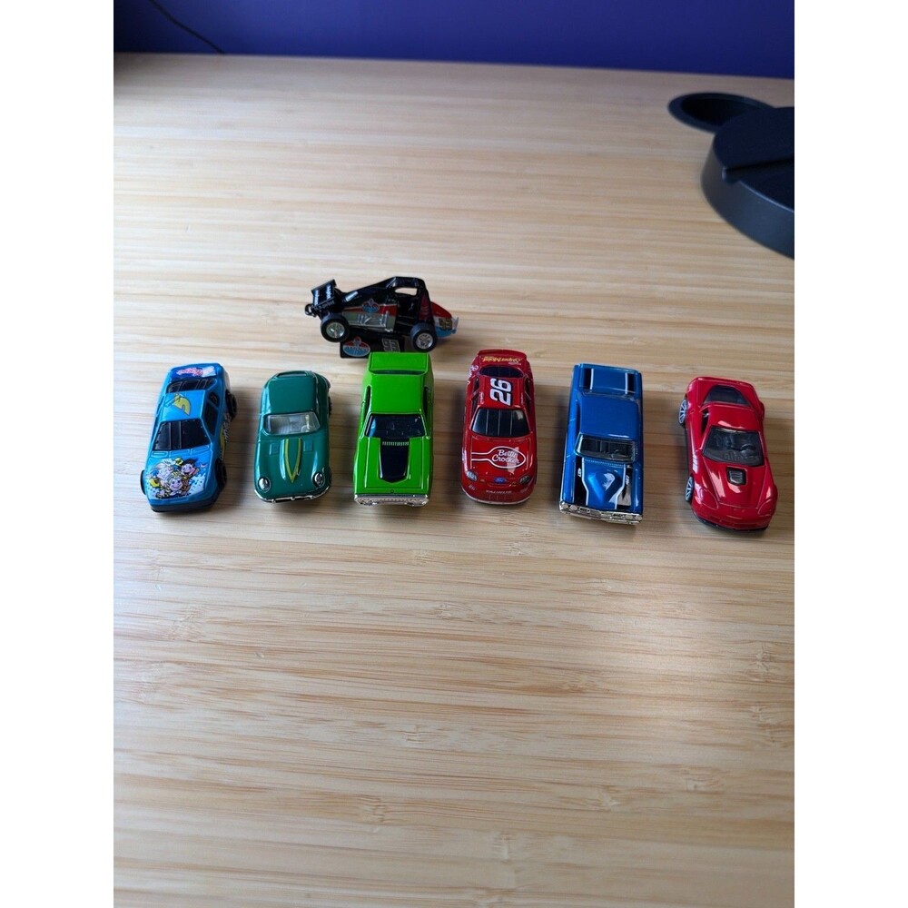 Lot of 7 Diecast Cars‎ Hot Wheels NASCAR Amoco Sprint Car Mixed